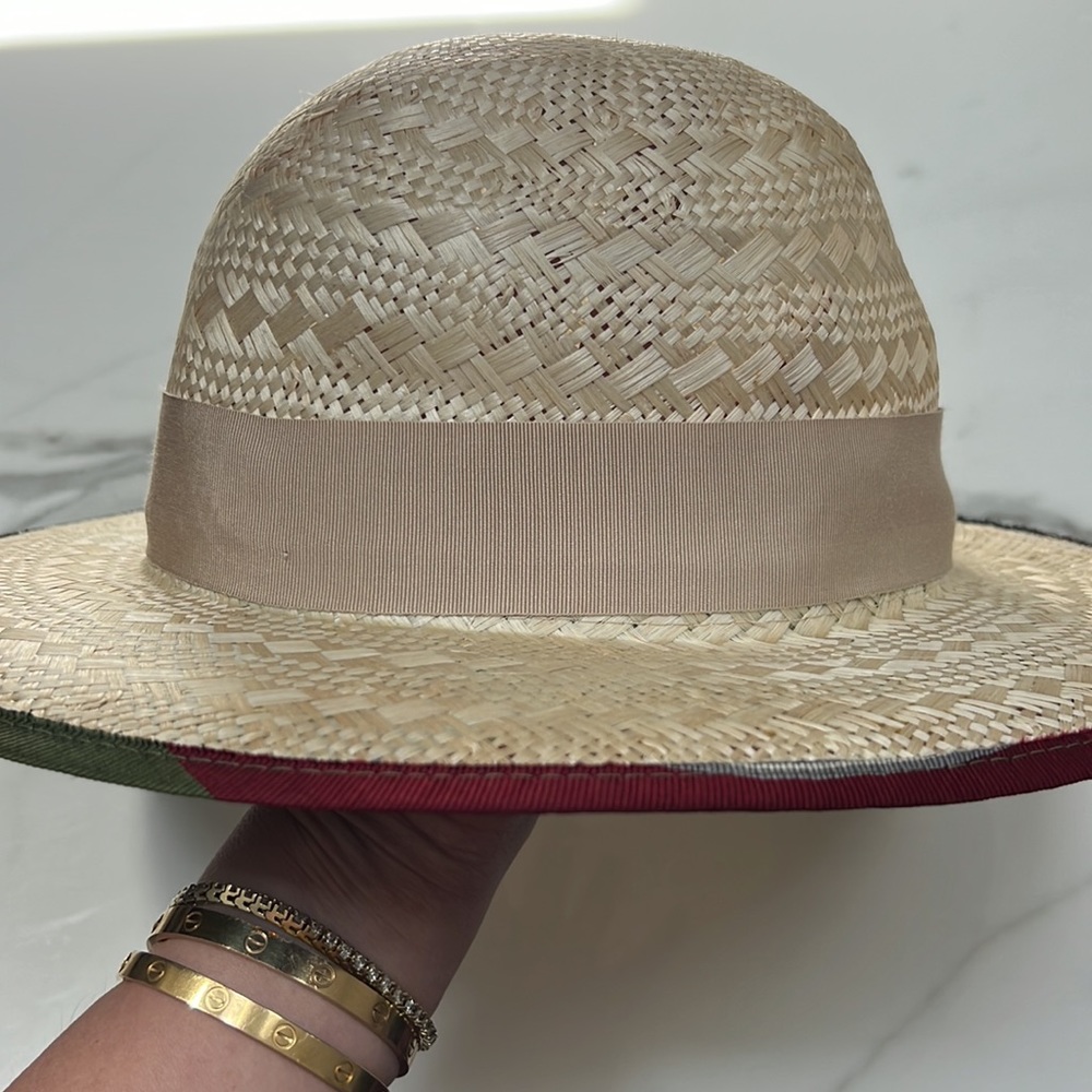 Authentic Gucci Woven sun hat - Picture 7 of 8